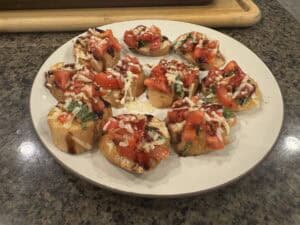 Cooking Class: Recipe: Gluten-Free Bruschetta with Tomato and Basil with Balsamic Glaze