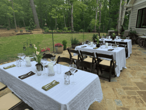 The tables are set