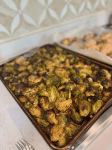 Sweet & Savory Roasted Brussels Sprouts